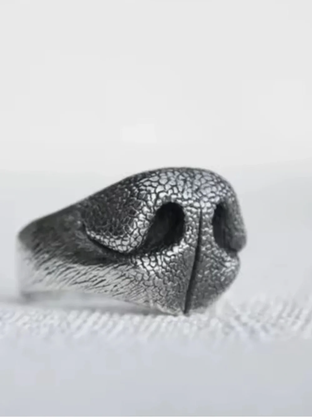 Rustic Ram Skull Statement Ring | Adjustable Vintage Silver Animal Ring